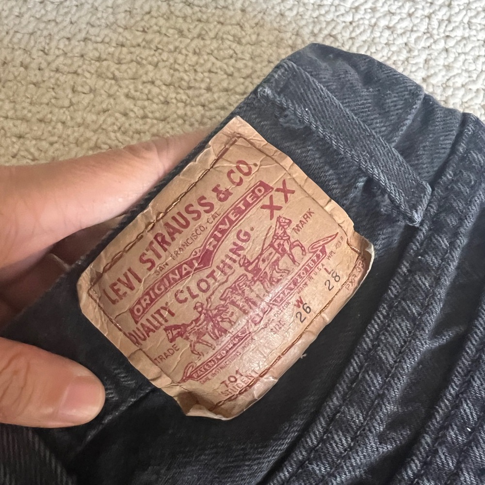 Levi Strauss & Co. 701 Student Jeans, black